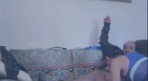 Papa Giorgio's Visit Leaves Cum in My Ass