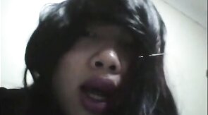 Crazy Asian Crossdresser Jerks Off Solo