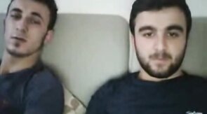 Big-Cock Turkish Daddies Masturbating on Cam