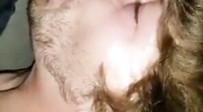 Bareback Amateur Takes Big Cock Bareback and Swallows