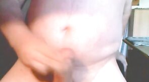 Fat Cock Daddy Shoots a Load