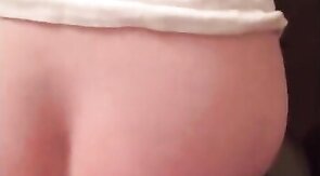 Daddy's Bareback Twink Bends Over