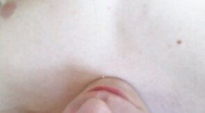 Amateur Creamy Close-Up: Slow-Mo Cum Swallowing!