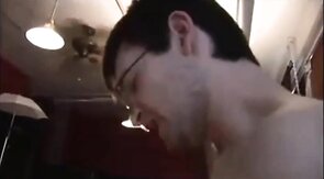 Rough Face Fucking: Nerdy Twink and Blond Jock