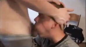 Rough Face Fucking: Nerdy Twink and Blond Jock