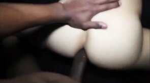 Bareback Big Cock Interracial Car Fuck