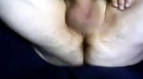 Bearded Daddy Strokes and Shoots a Load