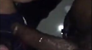 Big Black Cock Blowjob by Amateur Interracial Couple