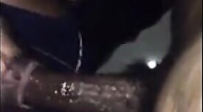 Big Black Cock Blowjob by Amateur Interracial Couple