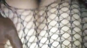 Crossdresser Takes on a Big Black Cock