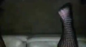 Crossdresser Takes on a Big Black Cock