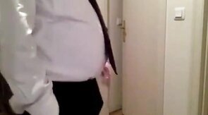 Hairy Daddy Strips and Plays