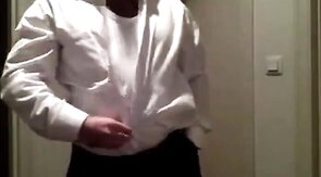 Hairy Daddy Strips and Plays