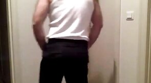 Hairy Daddy Strips and Plays