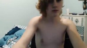 Crossdressing Cutie Cleans Up