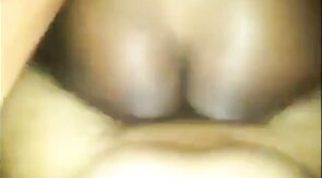 Black Bareback Amateur Fucks His Boyfriend's Rump