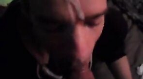 Hungry White Boy Craves Black Cum