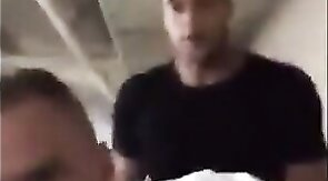 Interracial Bareback Anal on the Parking Deck