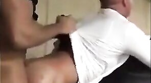 Interracial Bareback Anal on the Parking Deck