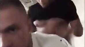 Interracial Bareback Anal on the Parking Deck