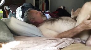 Mature Gay Daddy Barebacks His Hunk Lover