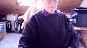 74-Year-Old German Silver Daddy Cums Hard