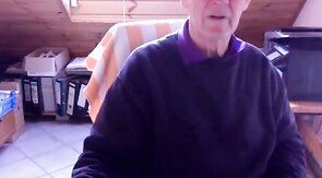 74-Year-Old German Silver Daddy Cums Hard