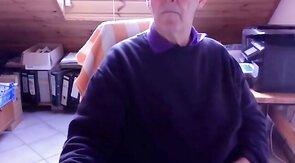 74-Year-Old German Silver Daddy Cums Hard