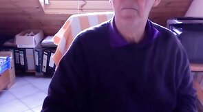 74-Year-Old German Silver Daddy Cums Hard