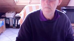 74-Year-Old German Silver Daddy Cums Hard