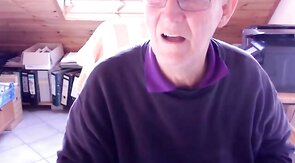 74-Year-Old German Silver Daddy Cums Hard