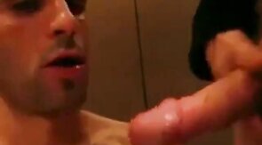 Sucking Stranger's Cock in the Elevator