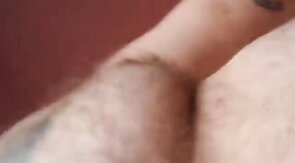 Older friend gives an amazing blowjob to my big cock