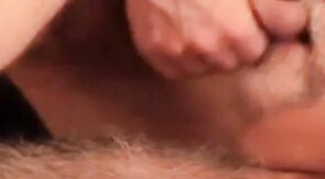 Bearded Daddy Bear Sucks and Cums on Cock