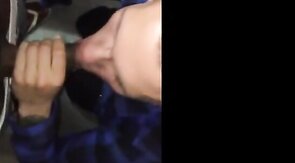 Sucking a Big Black Cock - Amateur Blowjob until he Cums