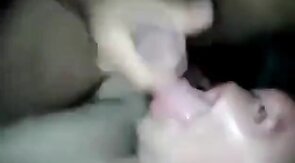 He licks and rims, then sucks.