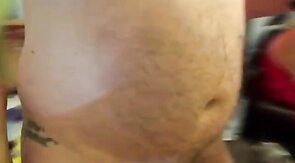 Muscular Latin Daddy Barebacks Skinny Lad