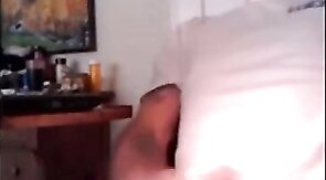 Big-Cock Daddy Jacks Off