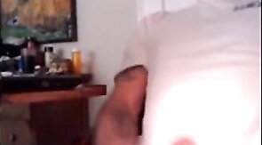 Big-Cock Daddy Jacks Off