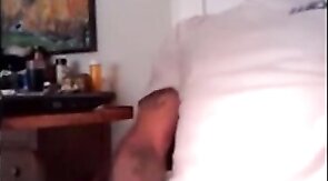 Big-Cock Daddy Jacks Off