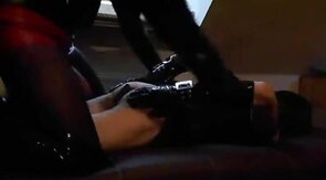 Submission: Amateur BDSM Crossdresser Spanked on Webcam