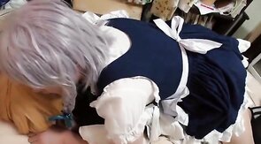 Cosplay Anal Fun with Asian Amateur Crossdresser