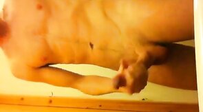 Big Cock Twink in Bike Gear Cums Hard