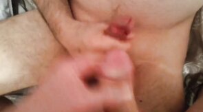 Smoothie Cumming on Mate's Big Cock