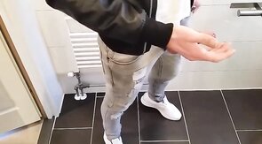 Amateur Webcam Handjob with a Big Cock