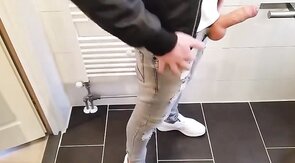 Amateur Webcam Handjob with a Big Cock