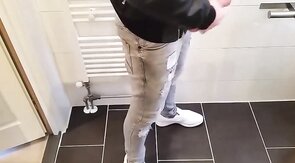 Amateur Webcam Handjob with a Big Cock