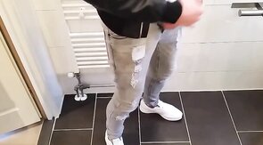 Amateur Webcam Handjob with a Big Cock