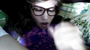 Crossdresser Paulina Doll's Solo Self-Facial