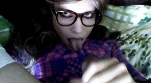 Crossdresser Paulina Doll's Solo Self-Facial